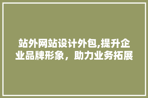 站外网站设计外包,提升企业品牌形象，助力业务拓展 站外网站设计外包,提升企业品牌形象，助力业务拓展 百度SEO