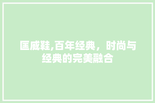 匡威鞋,百年经典，时尚与经典的完美融合 GoogleSEO