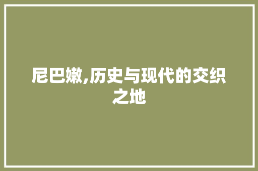 尼巴嫩,历史与现代的交织之地 百度SEO