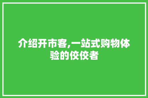 介绍开市客,一站式购物体验的佼佼者 百度SEO