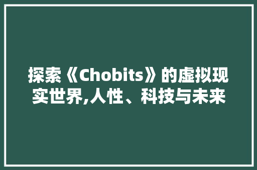 探索《Chobits》的虚拟现实世界,人性、科技与未来的交融