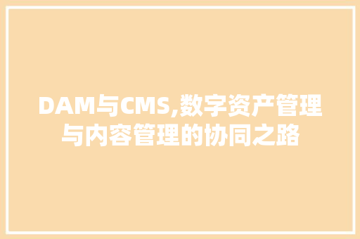 DAM与CMS,数字资产管理与内容管理的协同之路 GoogleSEO