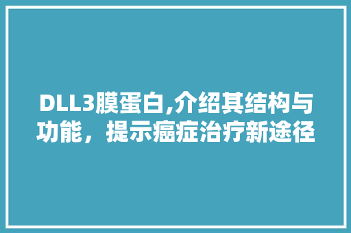 DLL3膜蛋白,介绍其结构与功能，提示癌症治疗新途径 百度SEO