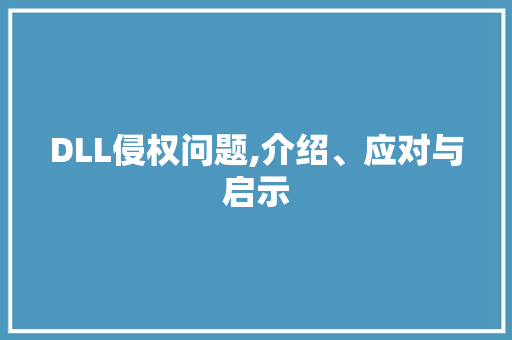 DLL侵权问题,介绍、应对与启示 百度SEO