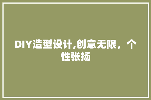 DIY造型设计,创意无限，个性张扬 百度SEO