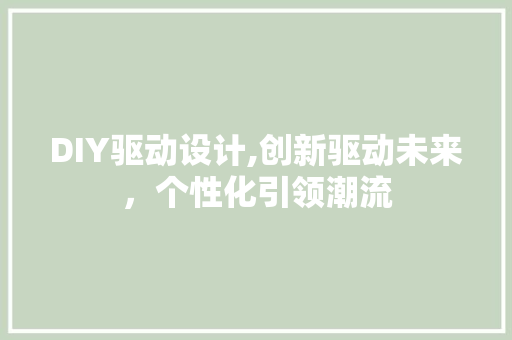 DIY驱动设计,创新驱动未来，个性化引领潮流 百度SEO
