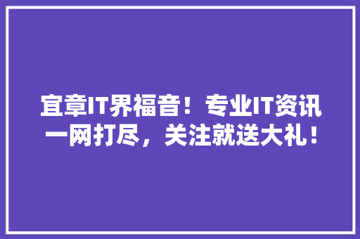 宜章IT界福音！专业IT资讯一网打尽，关注就送大礼！ 必应SEO