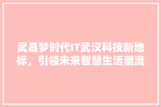 武昌梦时代IT武汉科技新地标，引领未来智慧生活潮流 百度SEO