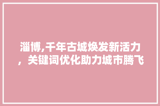 淄博,千年古城焕发新活力，关键词优化助力城市腾飞 未命名