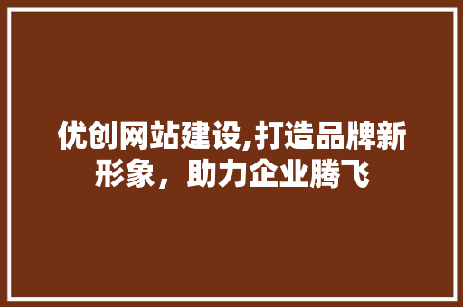 优创网站建设,打造品牌新形象，助力企业腾飞 百度SEO