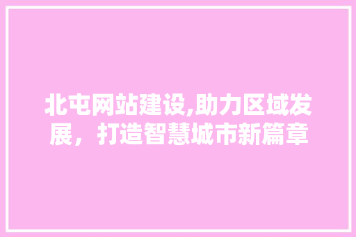 北屯网站建设,助力区域发展，打造智慧城市新篇章 神马SEO