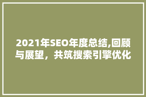 2021年SEO年度总结,回顾与展望，共筑搜索引擎优化新篇章 百度SEO